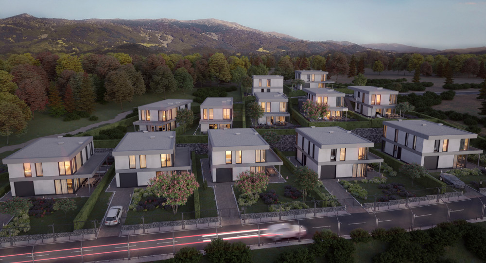 Detached house with modern design near Vitosha nature park for sale