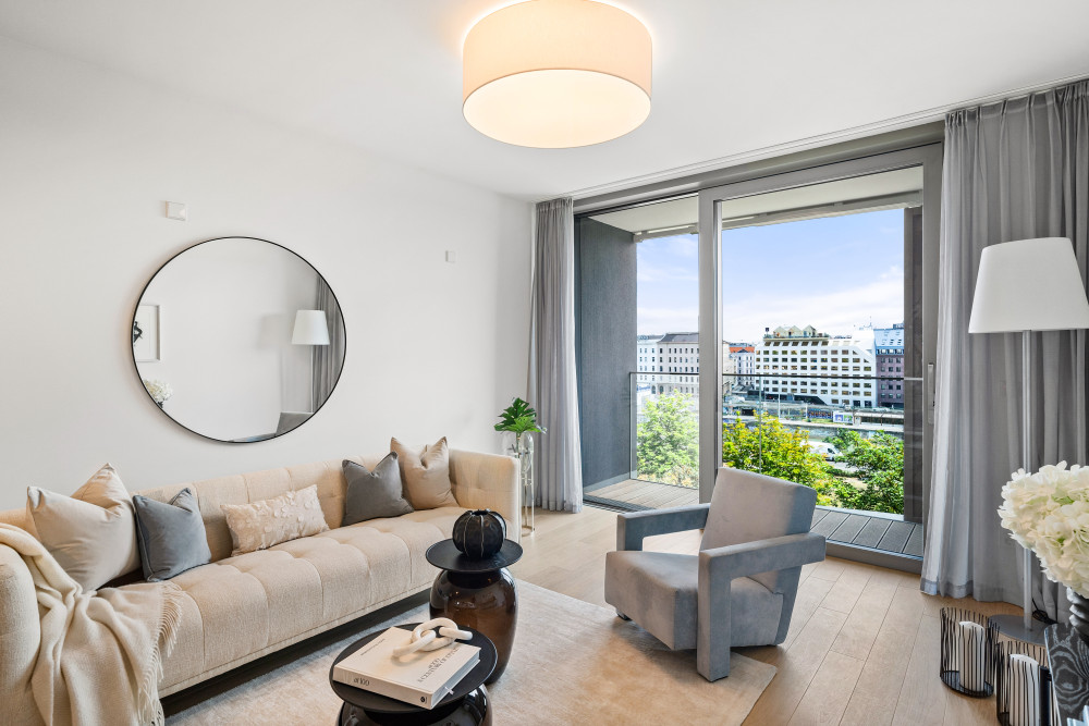 Newly built luxury apartment near Schwedenplatz in Viena