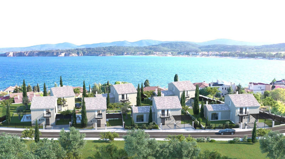 Съвременна с къща с отлична морска панорама в местност Буджака