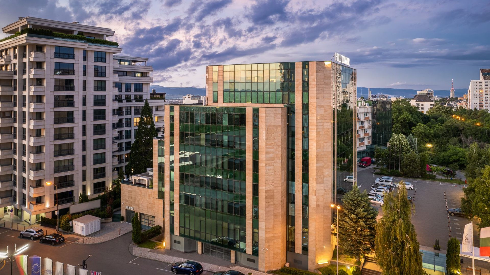 Luxury office in a class A office building in Lozenets for rent