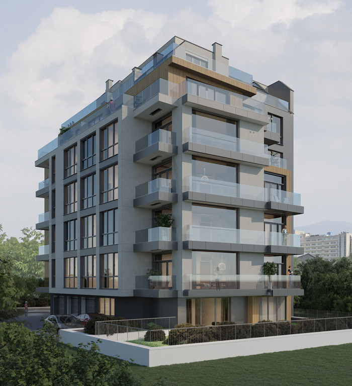 Бутикова жилищна сграда в бързо развиващ се модерен район до Paradise Center